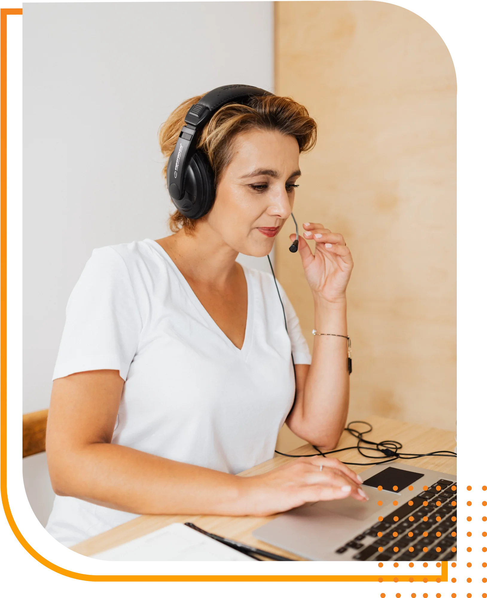 A group of call center agents in engaged, focusing on communication and customer service skills