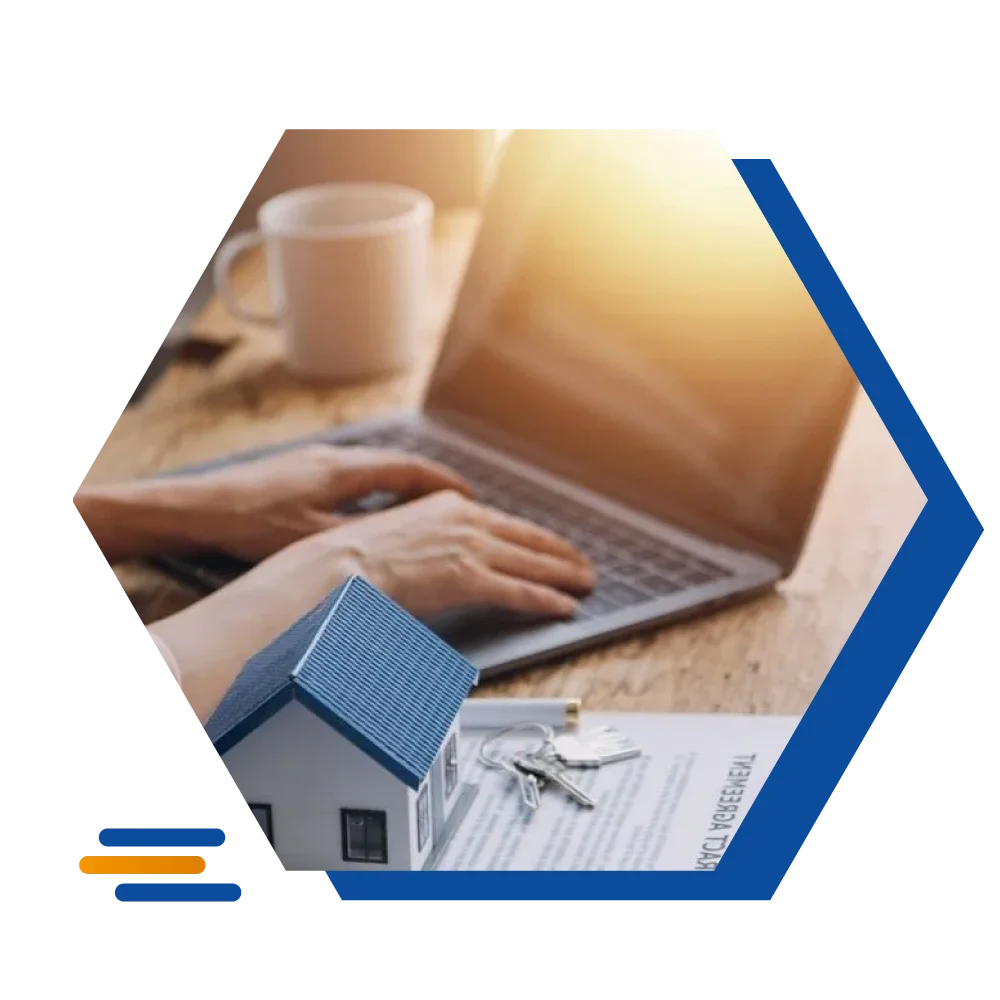 A guide illustrating the steps to purchase a home, focusing on financing options and the buying process