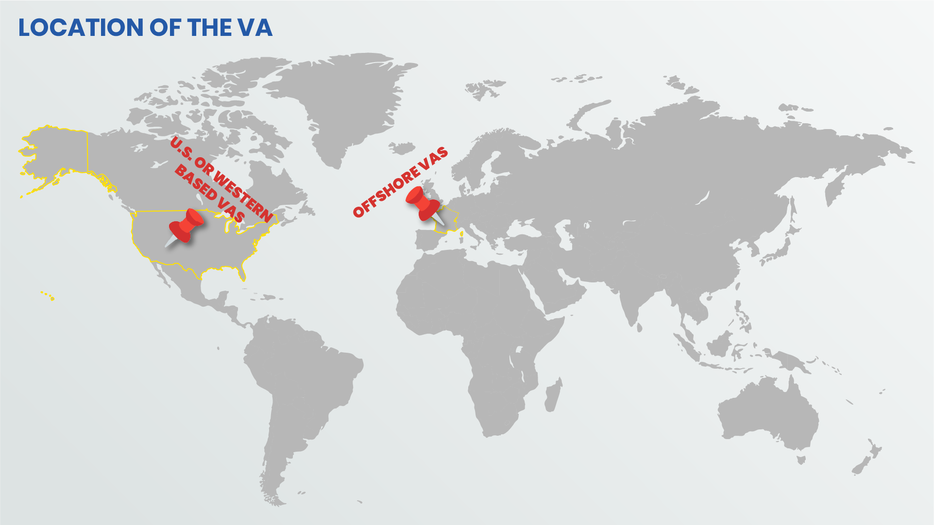 Location of virtual assistant