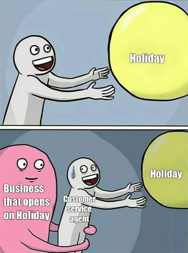 After hour support meme